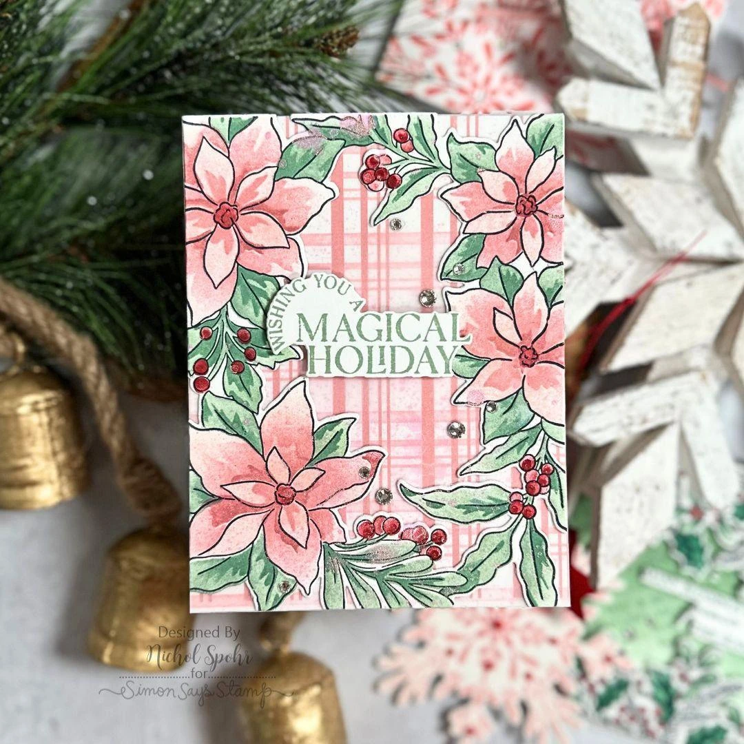 Pinkfresh Studio Poinsettia Frame Press Plates 253824 5 Pinkfresh Studio Poinsettia Frame Press Plates 253824 - Image 3