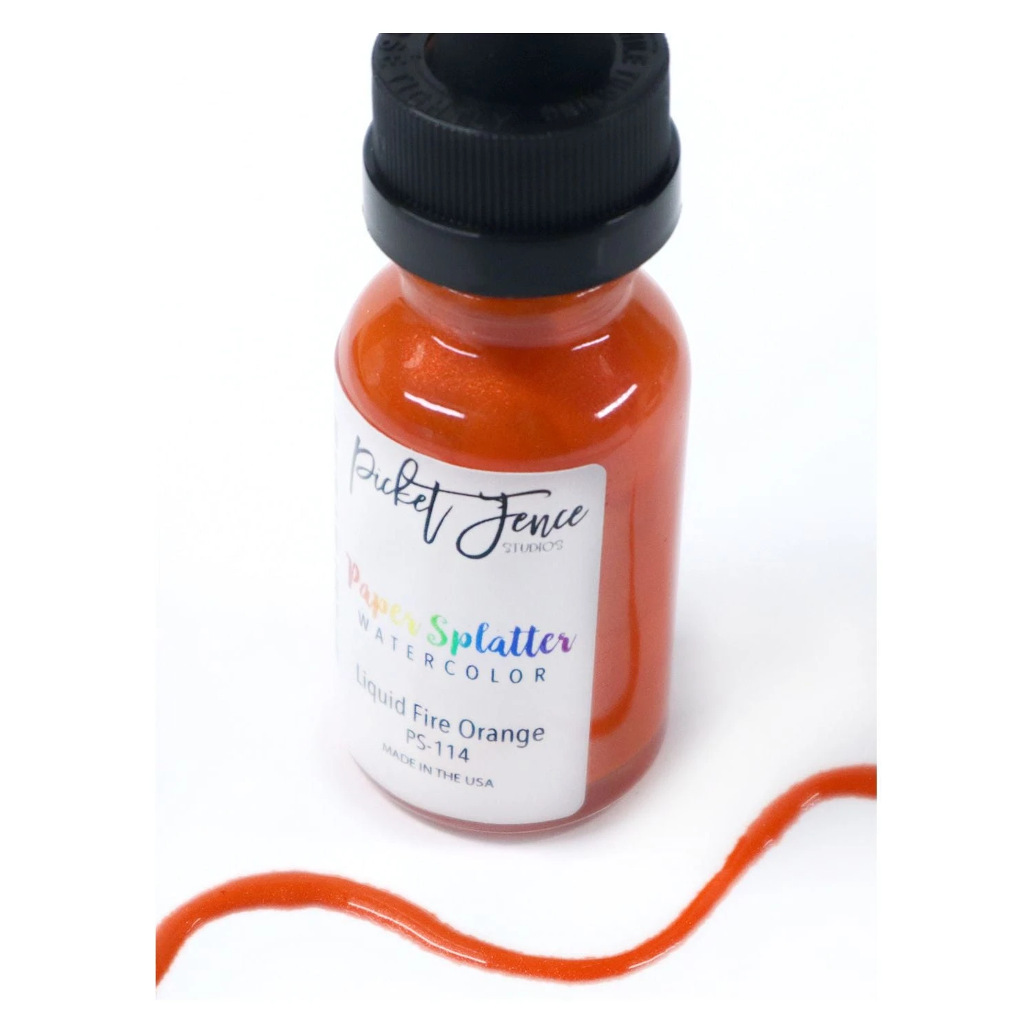 Picket Fence Studios Paper Splatter Watercolor Liquid Fire Orange Ps-114* 4 Picket Fence Studios Paper Splatter Watercolor Liquid Fire Orange Ps-114* - Image 2