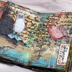 Paper Artsy Eclectica3 Gwen Lafleur Cling Stamps Egl46 -Simon Says Stamp Paper Artsy Eclectica3 Gwen Lafleur Cling Stamps egl46 flamingo