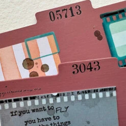 Paper Artsy Fresco Finish Kiln Chalk Acrylic Paint Ff234 -Simon Says Stamp Paper Artsy Fresco Finish Kiln Chalk Acrylic Paint ff234 detail