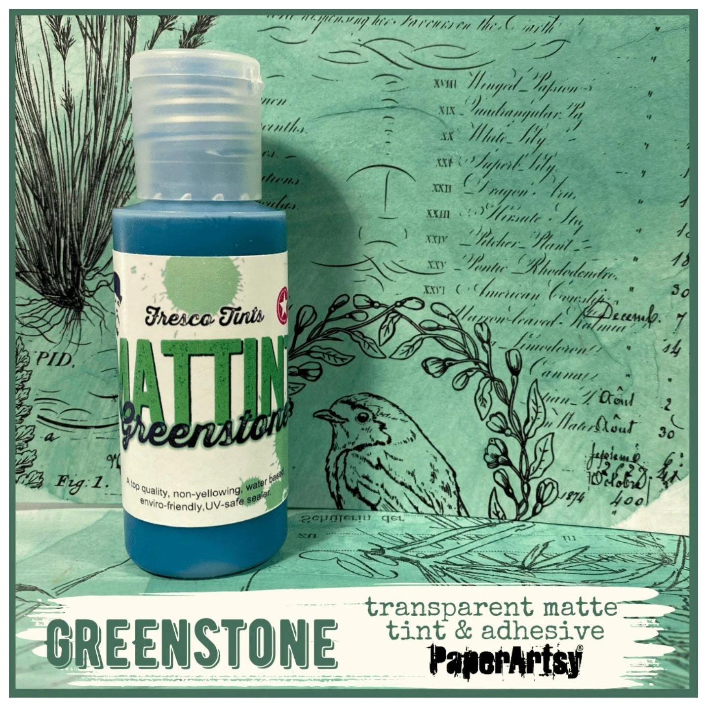 Paper Artsy Greenstone Mattint Fresco Tint Mt09 3 Paper Artsy Greenstone Mattint Fresco Tint Mt09