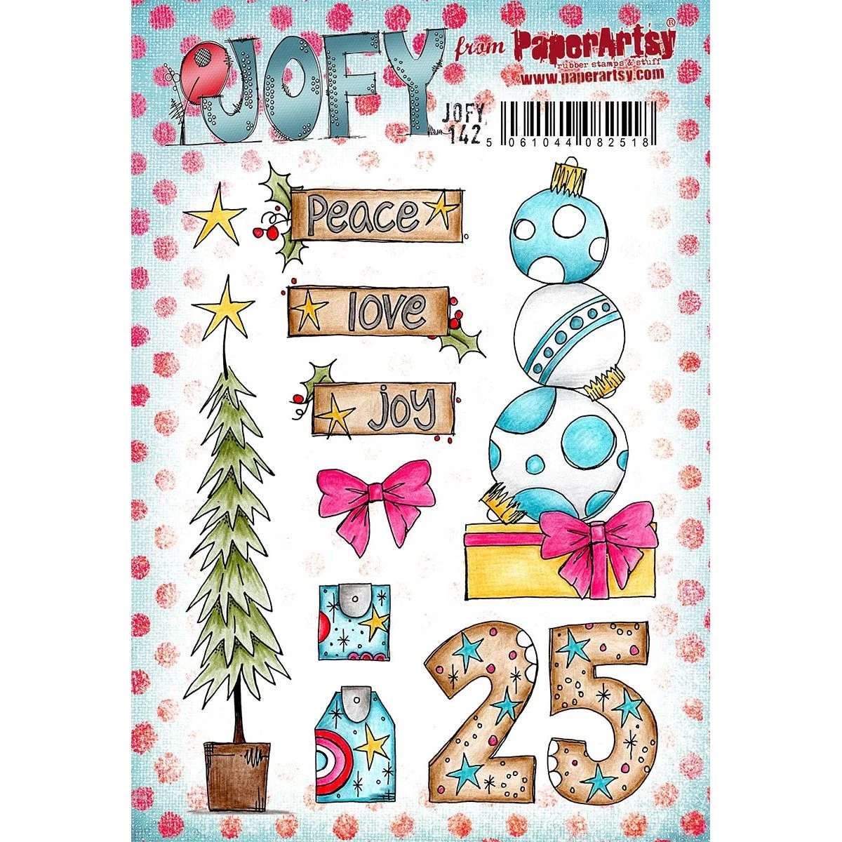 Paper Artsy JoFY 142 Cling Stamps Jofy142 3 Paper Artsy JoFY 142 Cling Stamps Jofy142
