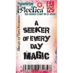 Paper Artsy Sara Naumann Eclectica3 Mini 129 Cling Stamp Em129