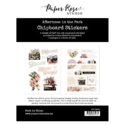 Paper Rose Afternoon In The Park Chipboard Sticker Pack 33411*