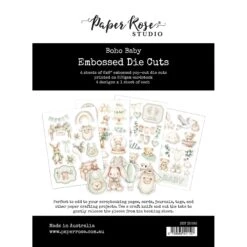 Paper Rose Boho Baby Embossed Die Cuts 35092