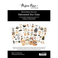 Paper Rose Halloween Hollow Embossed Die Cuts 35412