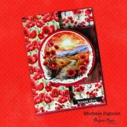 Paper Rose Poppy Garden Basics Embossed Die Cuts 34677 9 Paper Rose Poppy Garden Basics Embossed Die Cuts 34677 -Simon Says Stamp Paper Rose Poppy Garden Basics Embossed Die Cuts 34677 poppy