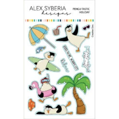 Alex Syberia Designs Pengu-tastic Holiday Die Set Asdcd78