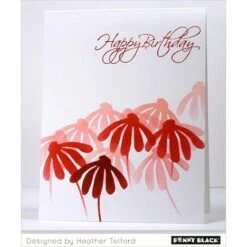 Penny Black Rubber Stamp FLOURISH BIRTHDAY 4071F -Simon Says Stamp Penny Black Rubber Stamp FLOURISH BIRTHDAY 4071F blooms
