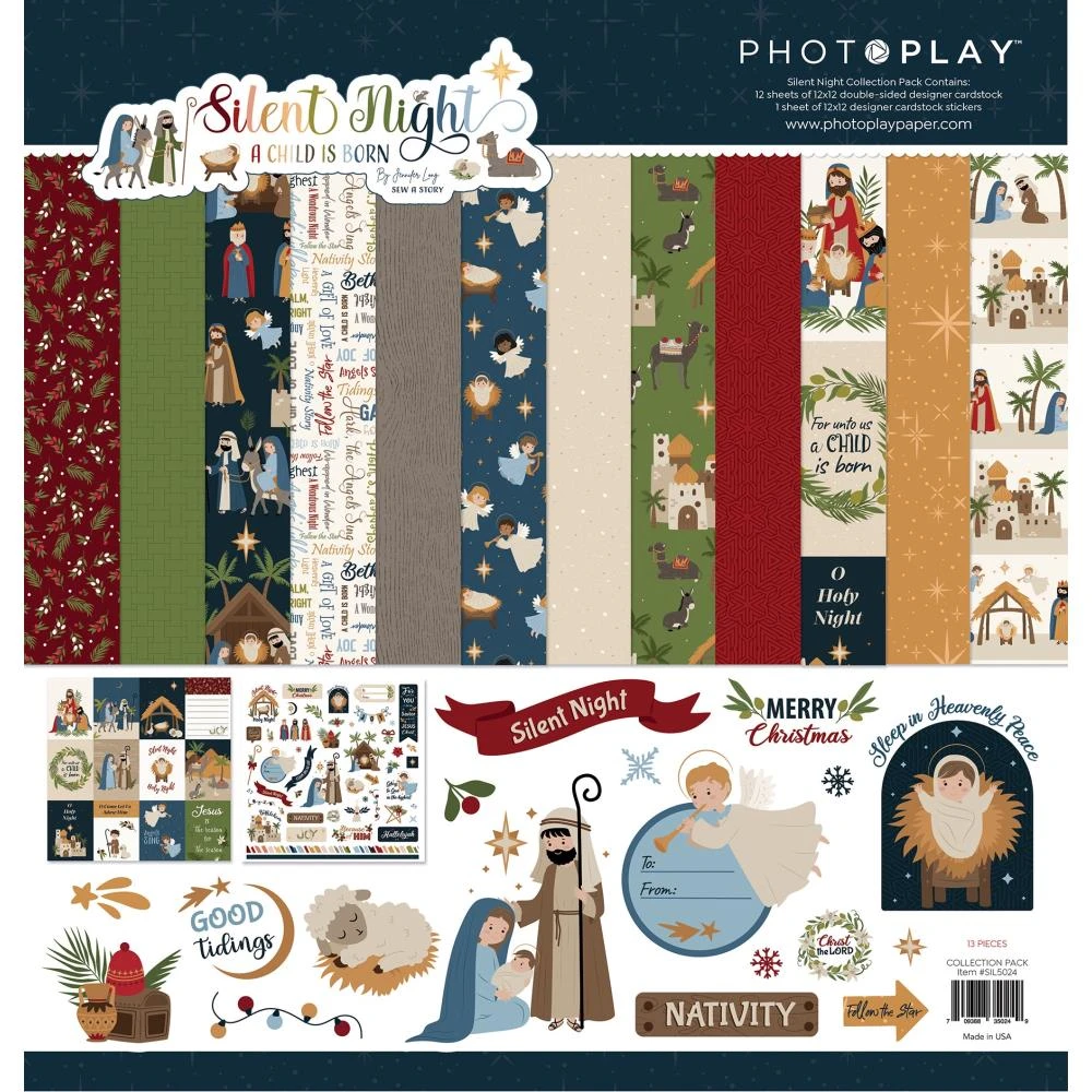 PhotoPlay Silent Night 12 X 12 Collection Pack Sil5024 3 PhotoPlay Silent Night 12 X 12 Collection Pack Sil5024