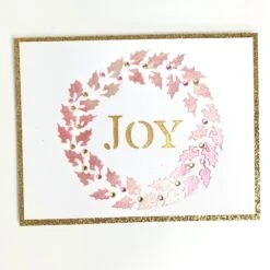 The Crafter’s Workshop Stencil Butter Blush Tcw9147 -Simon Says Stamp PinkJoyWreathGold 52abd858 1c63 4532 ac4f 1564f045999c