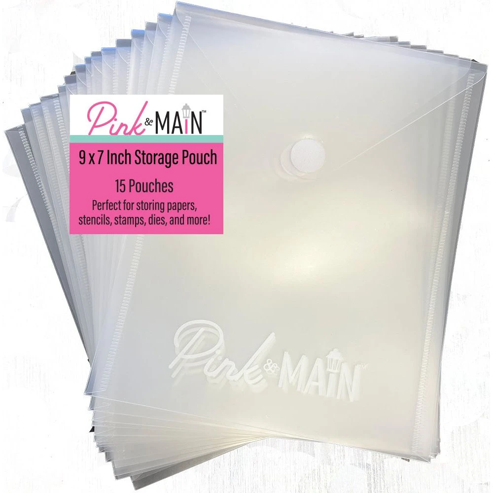 Pink And Main 9x7 Inch Storage Pouches Pmt101 4 Pink And Main 9x7 Inch Storage Pouches Pmt101 - Image 2