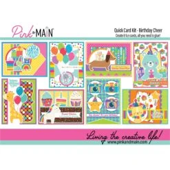 Pink And Main Birthday Cheer Quick Card Kit Pmp162