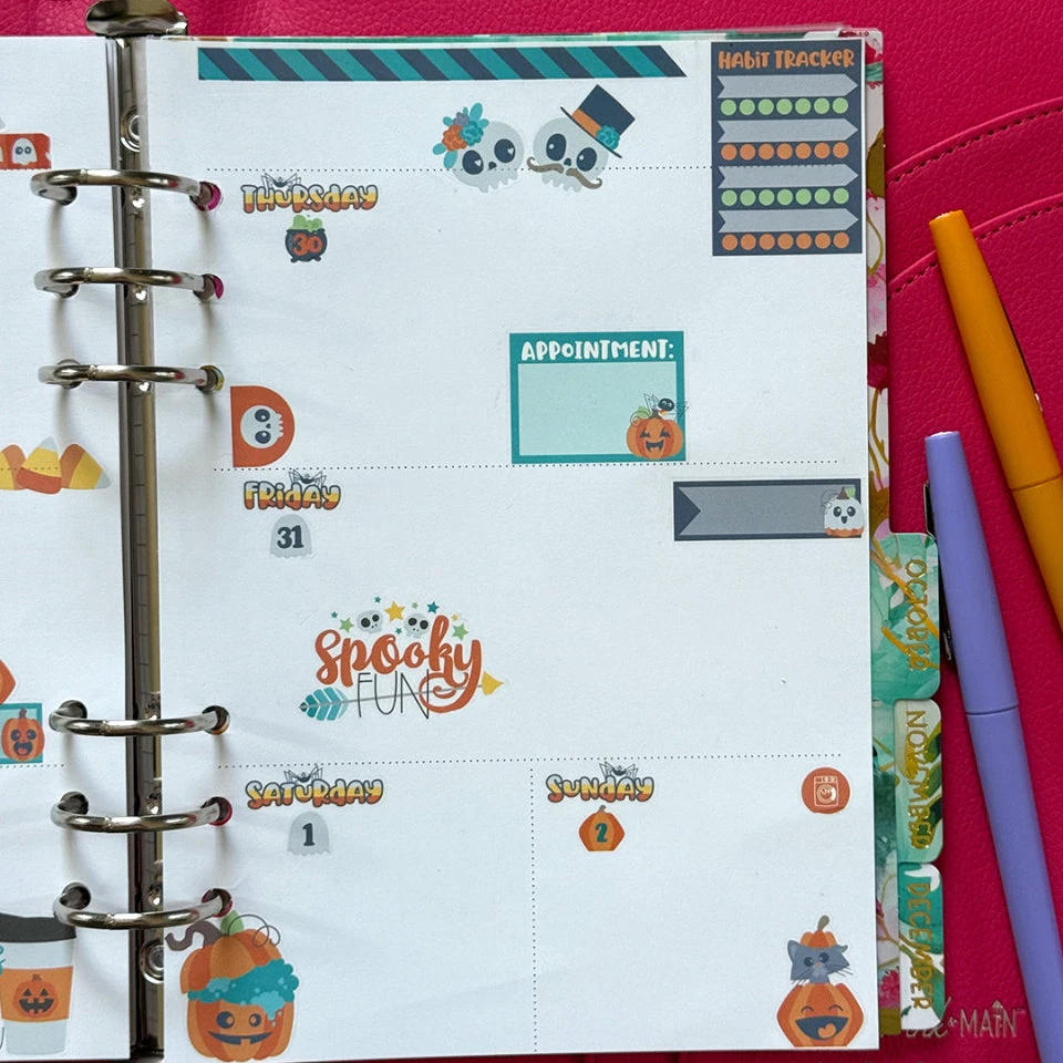 Pink And Main October Rub-ons Pmr002 5 Pink And Main October Rub-ons Pmr002 - Image 3