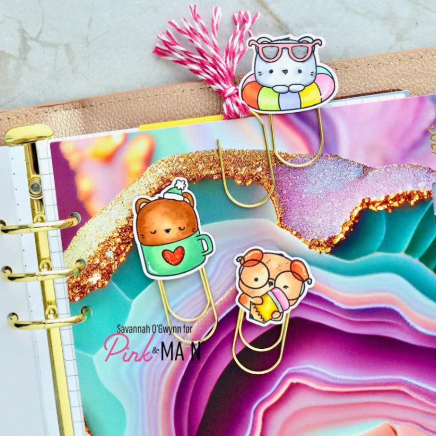 Pink And Main Pastel Agate Monthly Tabs Pmp150 4 Pink And Main Pastel Agate Monthly Tabs Pmp150 - Image 2