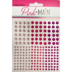 Pink And Main The Pinks Sticky Gems Embellishments Pme175