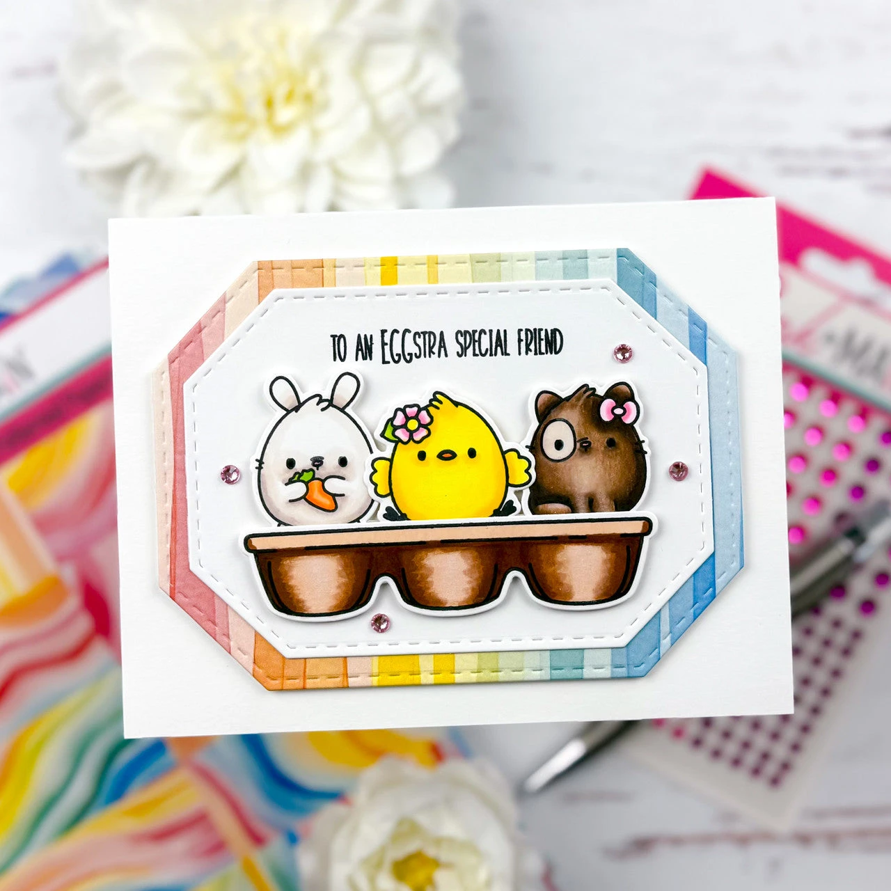 Pink And Main The Pinks Sticky Gems Embellishments Pme175 - Image 2