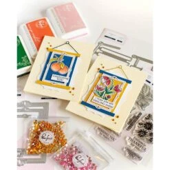 Pinkfresh Studio Framed Art Stencils 246524* -Simon Says Stamp Pinkfresh Studio Framed Art Stencils 246524 Bright Encouragement Cards