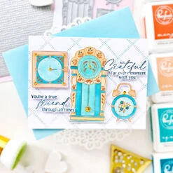 Pinkfresh Studio Good Times Stencils 273225 -Simon Says Stamp Pinkfresh Studio Good Times Stencils 273225 Grateful Every Moment Card