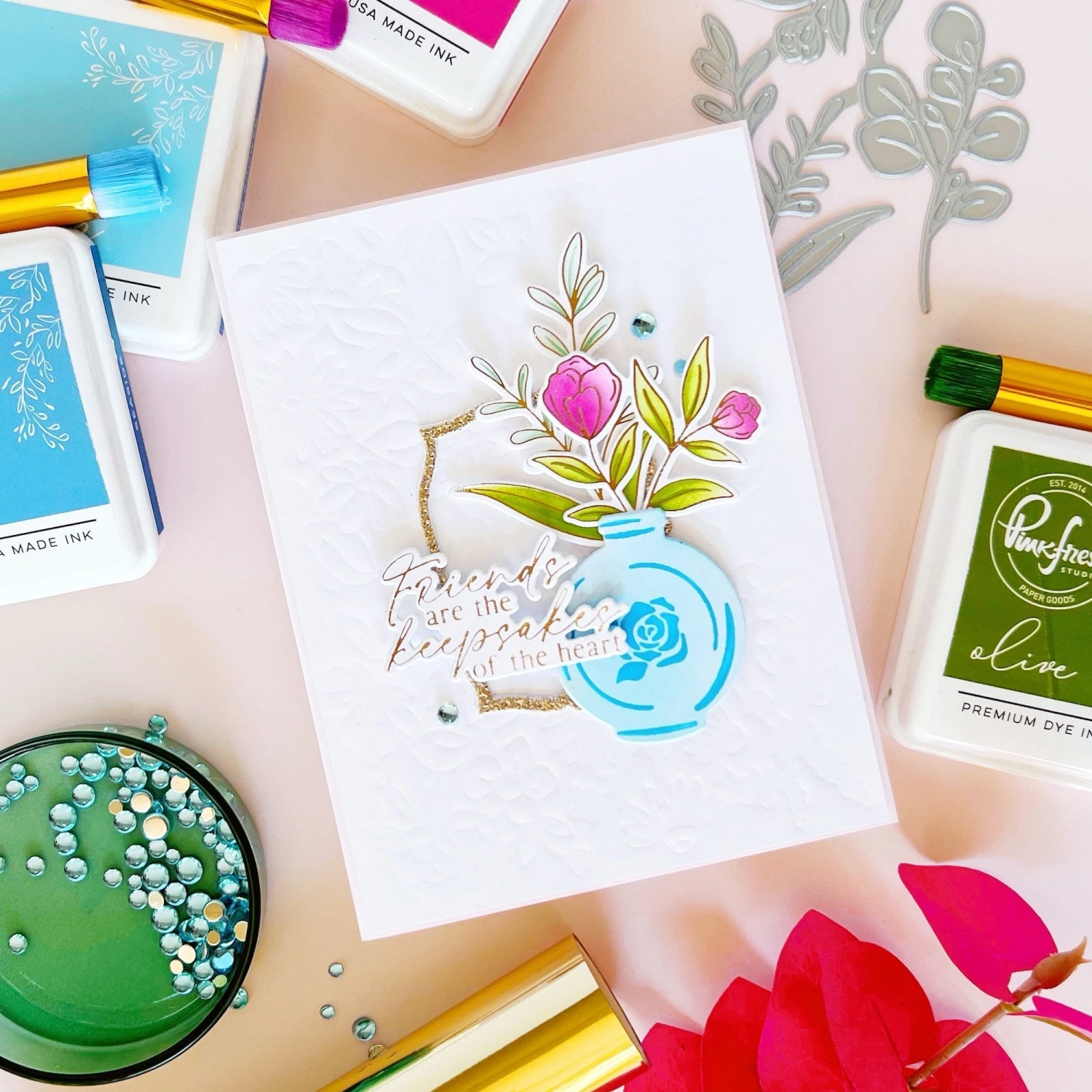 Pinkfresh Studio Keepsakes Of The Heart Press Plates 274425 - Image 2