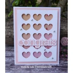 Pretty Pink Posh Berry Bright Glass Shaker Beads -Simon Says Stamp Pretty Pink Posh Berry Bright Glass Shaker Beads congrats