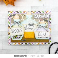 Pretty Pink Posh Halloween Friends Clay Confetti -Simon Says Stamp Pretty Pink Posh Halloween Friends Clay Confetti boo