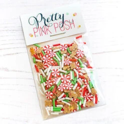 Pretty Pink Posh Holiday Gingerbread Clay Confetti