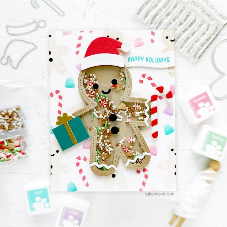 Pretty Pink Posh Holiday Gingerbread Clay Confetti 4 Pretty Pink Posh Holiday Gingerbread Clay Confetti - Image 2