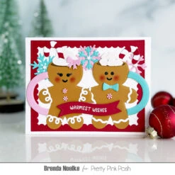 Pretty Pink Posh Holiday Gingerbread Clay Confetti 10 Pretty Pink Posh Holiday Gingerbread Clay Confetti -Simon Says Stamp Pretty Pink Posh Holiday Gingerbread Clay Confetti warm wishes