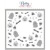 Pretty Pink Posh Layered Halloween Wreath Stencils -Simon Says Stamp Pretty Pink Posh Layered Halloween Wreath Stencils