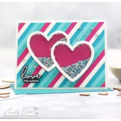 Pretty Pink Posh Snow Days Glass Shaker Beads -Simon Says Stamp Pretty Pink Posh Snow Days Glass Shaker Beads love