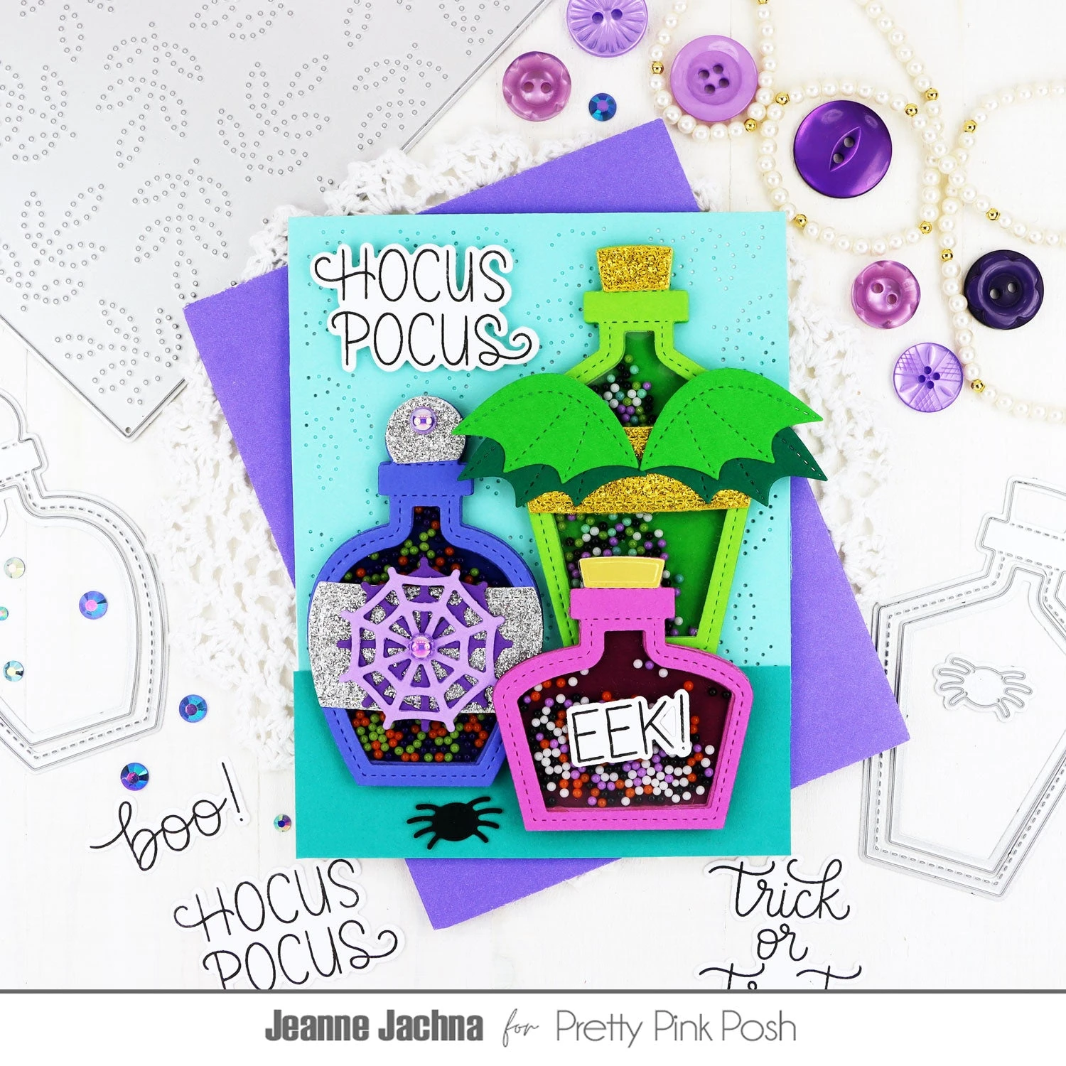 Pretty Pink Posh Spellbound Glass Shaker Beads 6 Pretty Pink Posh Spellbound Glass Shaker Beads - Image 4