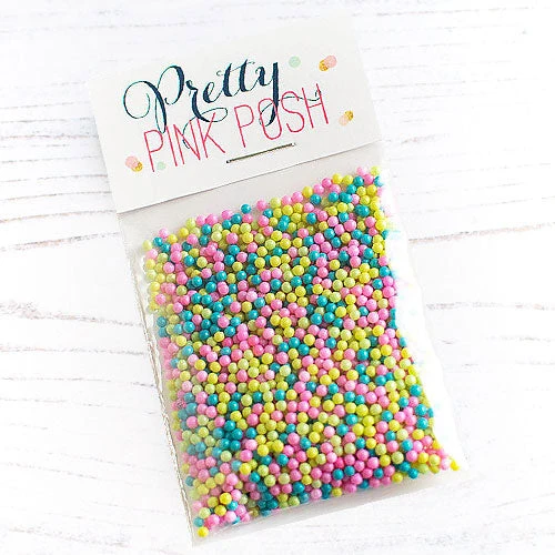 Pretty Pink Posh Summer Fun Glass Shaker Beads 3 Pretty Pink Posh Summer Fun Glass Shaker Beads