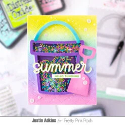 Pretty Pink Posh Summer Fun Glass Shaker Beads 10 Pretty Pink Posh Summer Fun Glass Shaker Beads -Simon Says Stamp Pretty Pink Posh Summer Fun Glass Shaker Beads summer