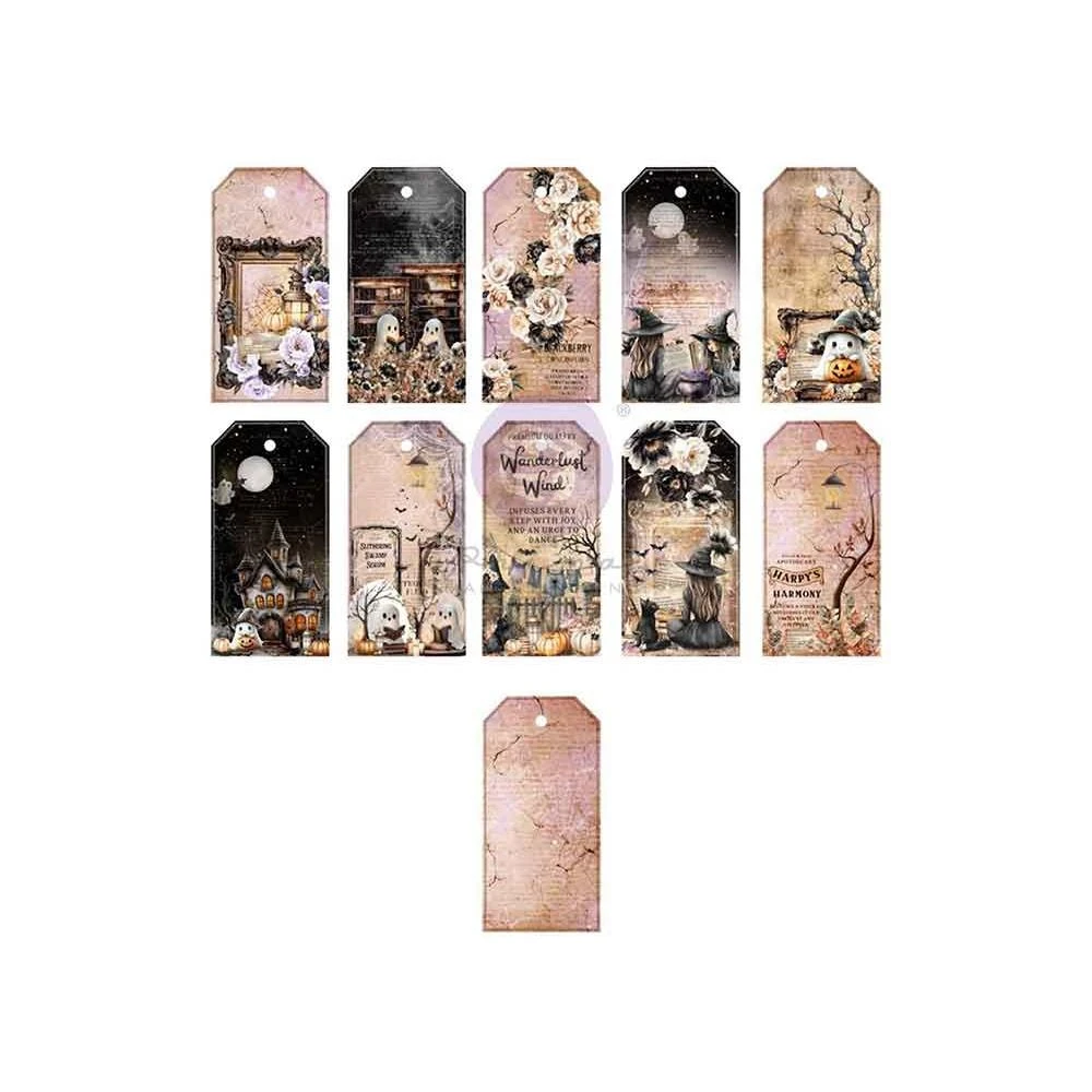 Prima Marketing Bewitched 3 X 6 Tag Pad 677794 3 Prima Marketing Bewitched 3 X 6 Tag Pad 677794