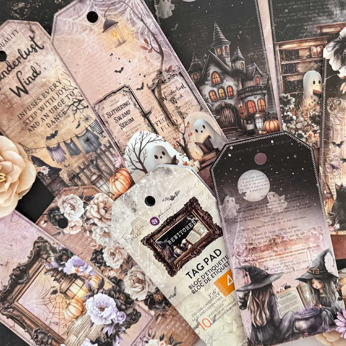 Prima Marketing Bewitched 3 X 6 Tag Pad 677794 4 Prima Marketing Bewitched 3 X 6 Tag Pad 677794 - Image 2