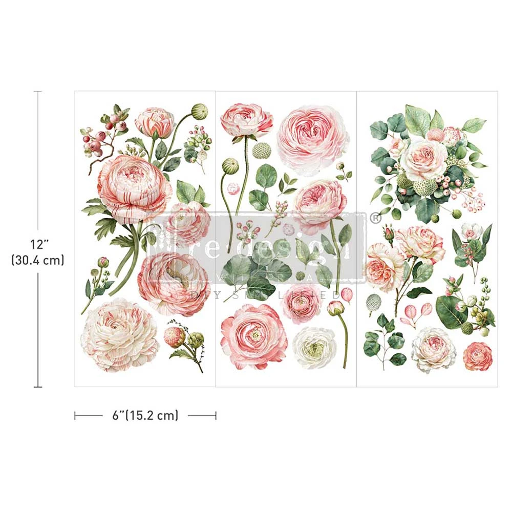 Prima Marketing Blushing Blooms ReDesign Small Transfers 675585 3 Prima Marketing Blushing Blooms ReDesign Small Transfers 675585