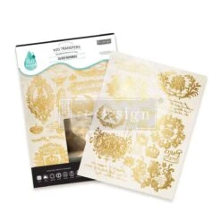 Prima Marketing Gold Gilded Memories ReDesign H2O Transfers 678234 -Simon Says Stamp Prima Marketing Gold Gilded Memories ReDesign H2O Transfers 678234 Product Image