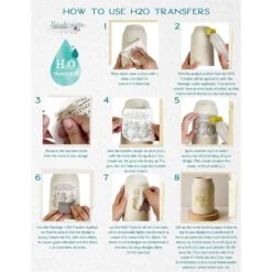 Prima Marketing Gold Gilded Memories ReDesign H2O Transfers 678234 -Simon Says Stamp Prima Marketing Gold Gilded Memories ReDesign H2O Transfers 678234 Product Instructions