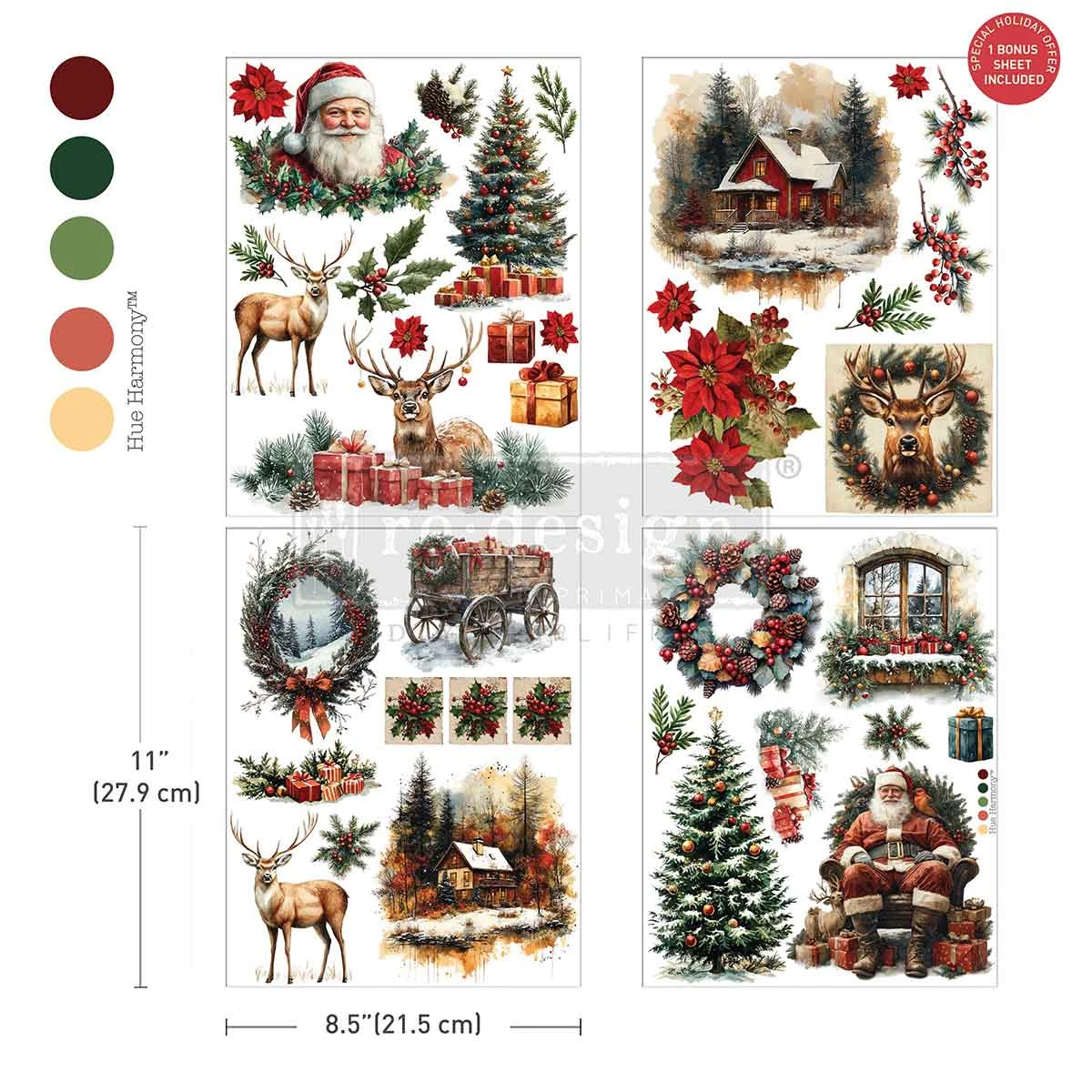 Prima Marketing Yuletide Nostalgia ReDesign Middy Transfers 677992 3 Prima Marketing Yuletide Nostalgia ReDesign Middy Transfers 677992