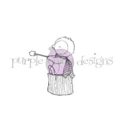 Purple Onion Designs Casper Unmounted Cling Stamp Pod1410