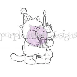 Purple Onion Designs Tofu Birthday Wishes Unmounted Cling Stamp Pod5049