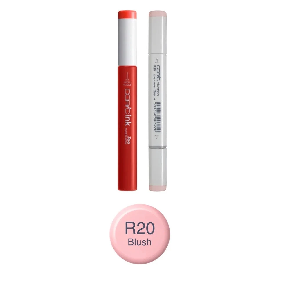 Copic Marker Blush Marker And Refill Bundle R20 3 Copic Marker Blush Marker And Refill Bundle R20