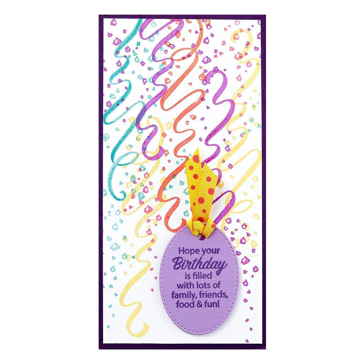 Stampendous Streamers Cling Stamps Rsc-034* 4 Stampendous Streamers Cling Stamps Rsc-034* - Image 2