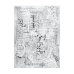 Hero Arts Antique Collage Hero Transfer Rub Ons Rt124