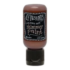 Ranger Dylusions 1oz Chocolate Drop Shimmer Paint Dyu88004
