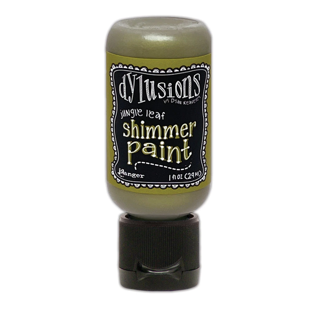 Ranger Dylusions 1oz Jungle Leaf Shimmer Paint Dyu88028 3 Ranger Dylusions 1oz Jungle Leaf Shimmer Paint Dyu88028