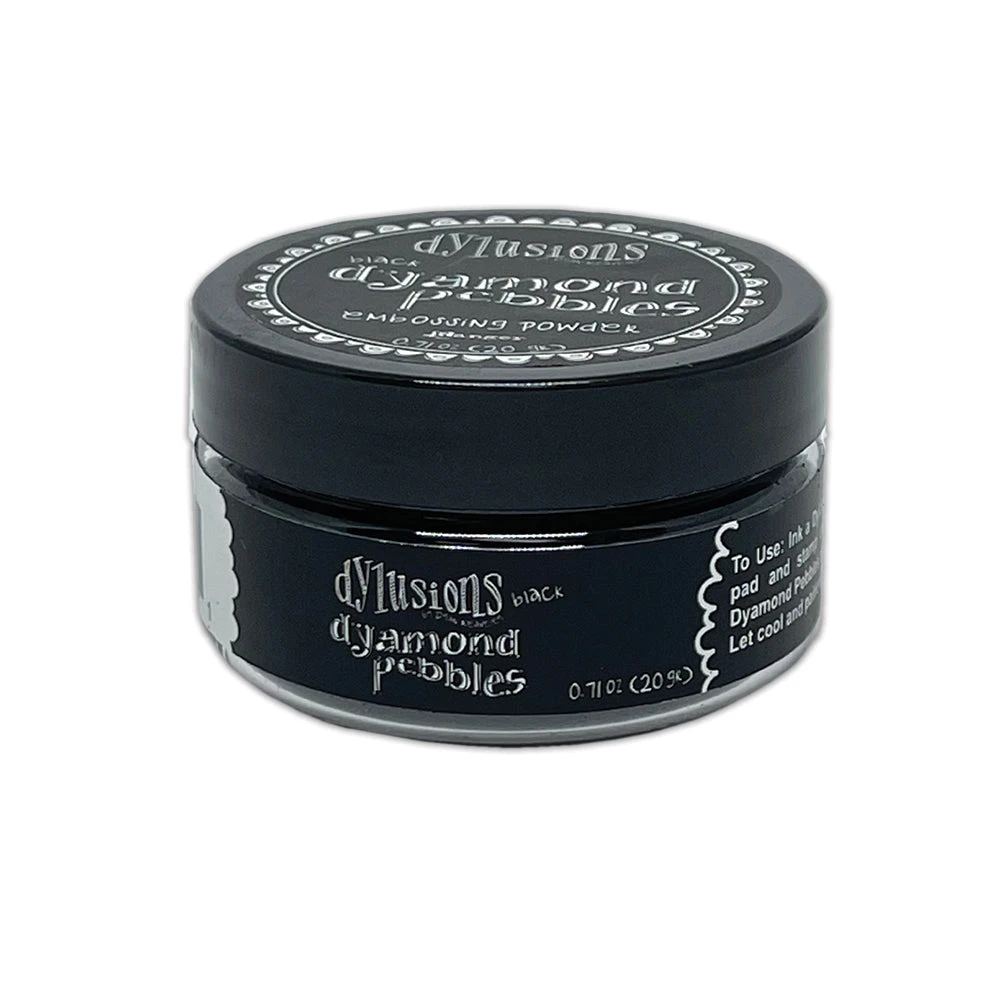 Ranger Dylusions Black Dyamond Pebbles Embossing Powder Dym87861* 3 Ranger Dylusions Black Dyamond Pebbles Embossing Powder Dym87861*