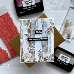 Ranger Simon Hurley Sidewalk Chalk Dye Ink Pad Hup69409 -Simon Says Stamp Ranger Simon Hurley Sidewalk Chalk Dye Ink Pad hup69409 Woodland Hello Card color code ALT03