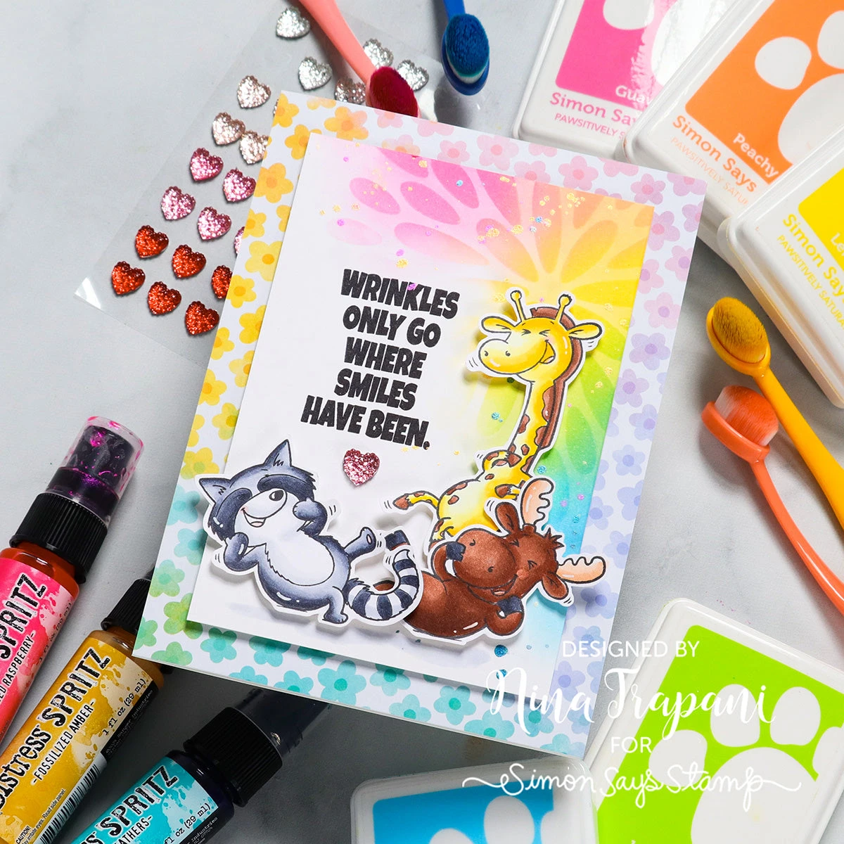 Riley And Company Funny Bones Giggling Giraffe Cling Rubber Stamp Rly-330 7 Riley And Company Funny Bones Giggling Giraffe Cling Rubber Stamp Rly-330 - Image 5